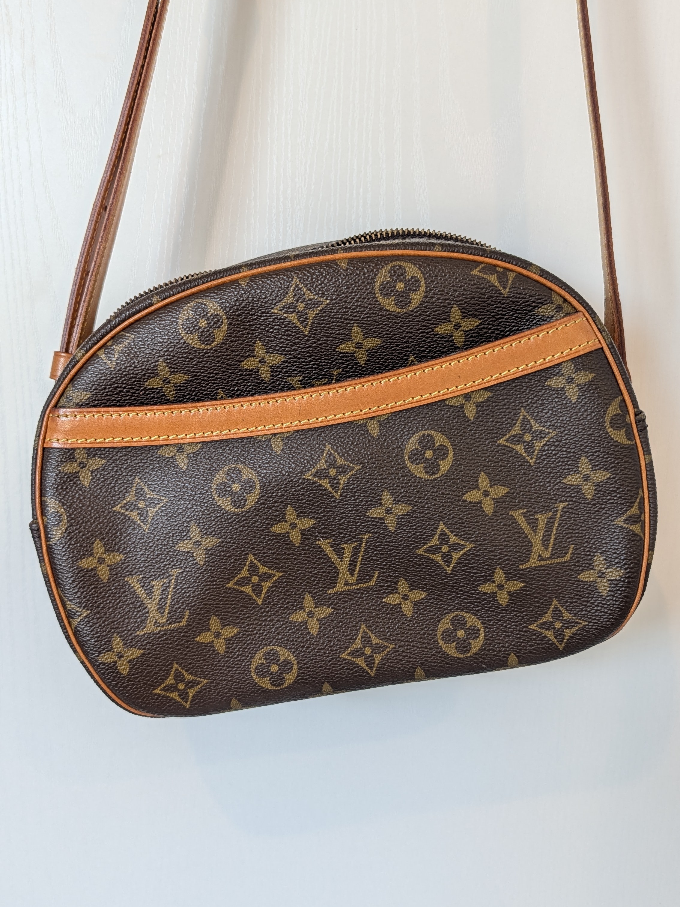 Louis Vuitton Blois Brown Monogram Crossbody Bag